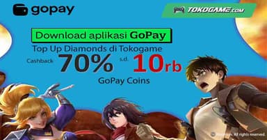 Dapatkan GoPay Cashback Hingga 10rb Untuk Top Up Semua Game