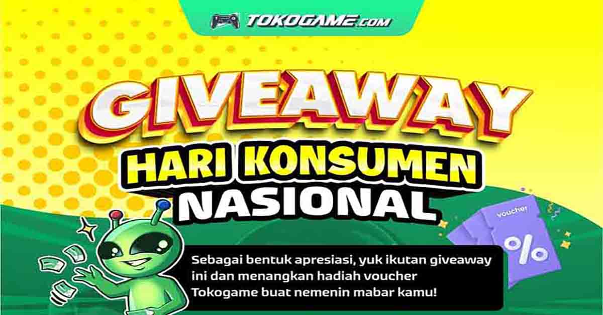 Ikuti Giveaway Tokogame Spesial Hari Konsumen Nasional 2025