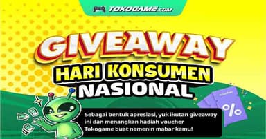 Ikuti Giveaway Tokogame Spesial Hari Konsumen Nasional 2025